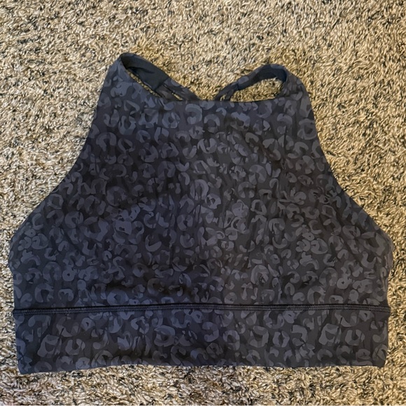 lululemon athletica Tops - Lululemon Athletica Gray Patterned Sports Bra